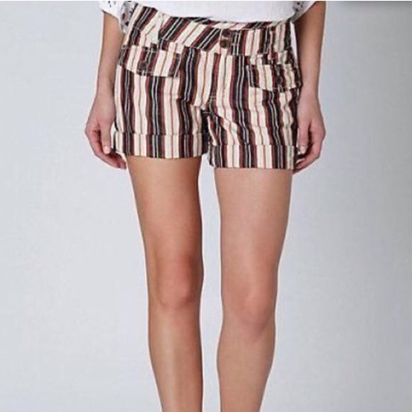 Anthropologie Pants - Anthropologie Hei Hei Striped Shorts